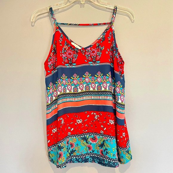 Maurices Women's Spaghetti Strap V-Neck Spaghetti Strap Top Size Medium EUC - Picture 1 of 5